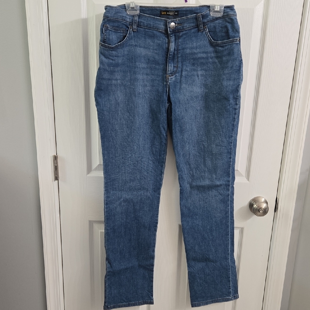 Lee Women's Classic Blue Straight Leg Jeans